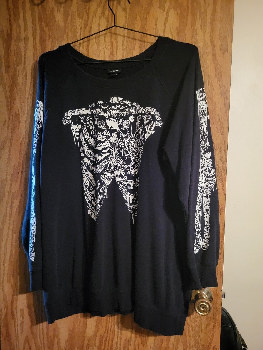 torrid Bones Cozy Fleece, Glow In The Dark Sweater